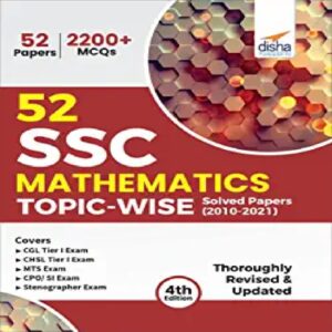 Buy 52 SSC Math Solved Papers (2010 - 2021) - CGL, CHSL, MTS, CPO