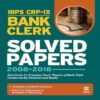 Buy Bank Clerk Solved Papers 10 Years IBPS CWE- VIII | best Banking Exam books 2023