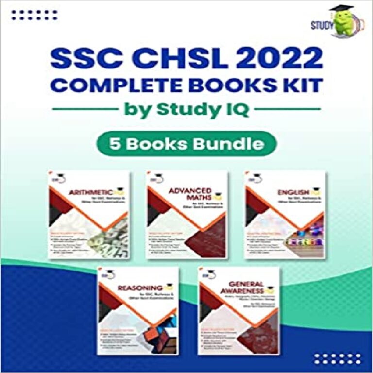 SSC CHSL 2022 Complete Books Kit by Study IQ Buy Best Books for SSC