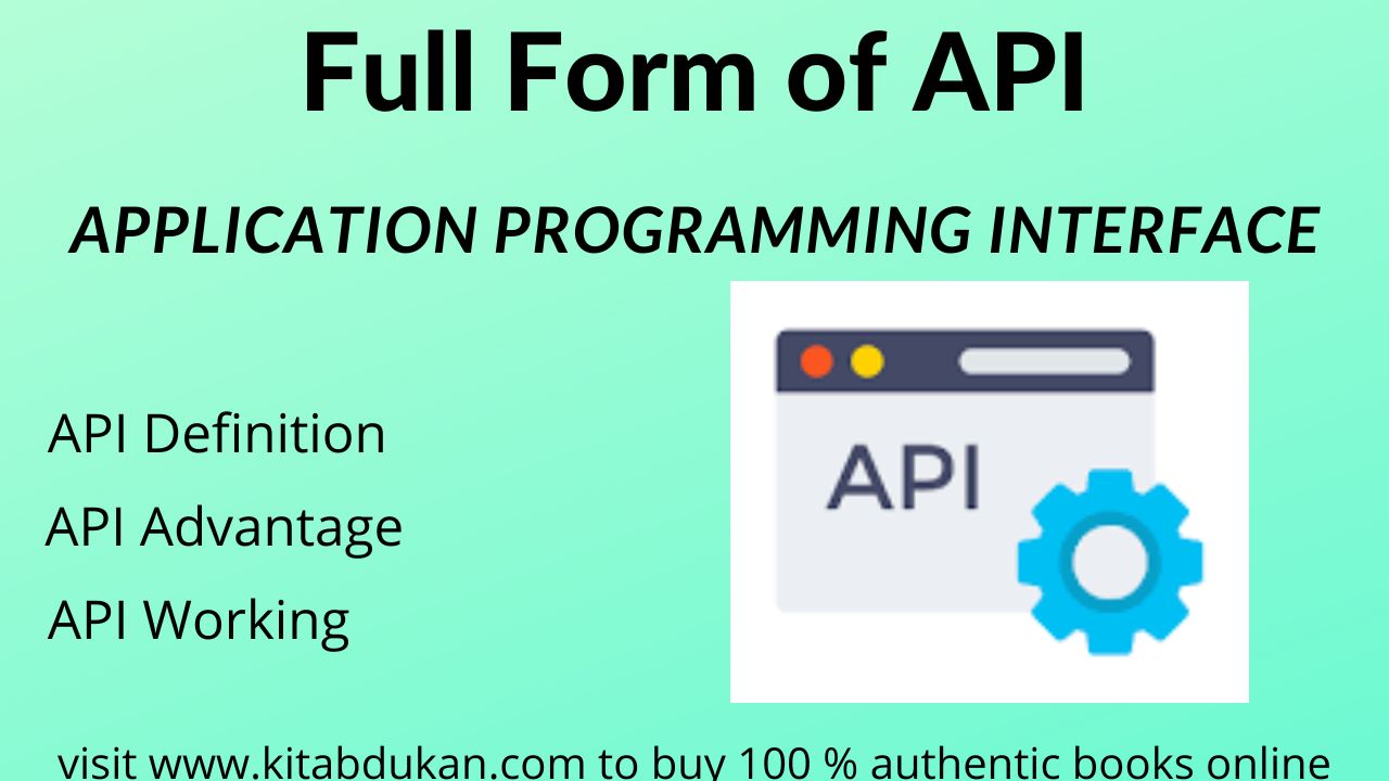 What is the full form of api