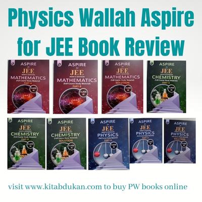 Physics Wallah Aspire for JEE Book Review